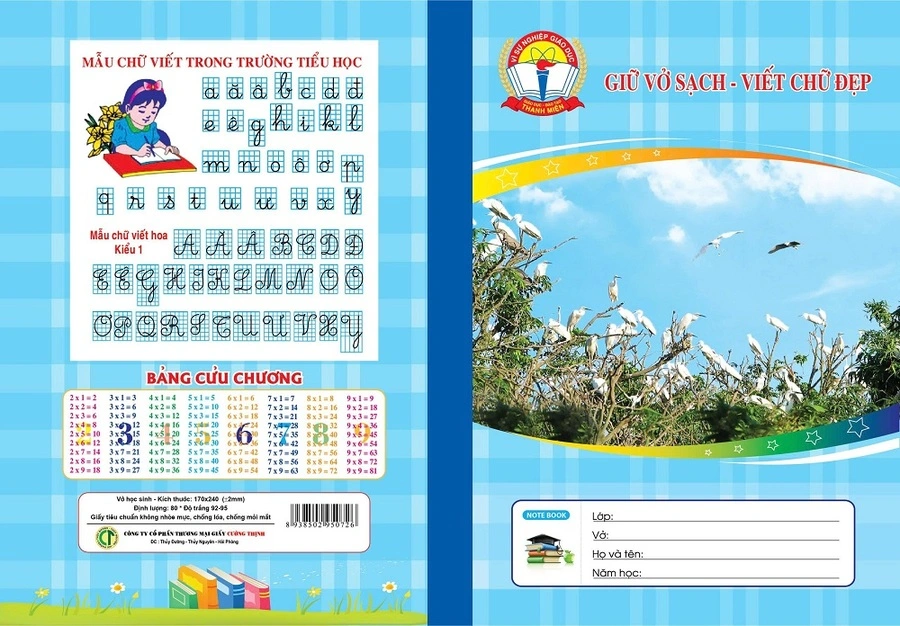 Vở Ôly 60 trang Tiểu học Cao Thắng