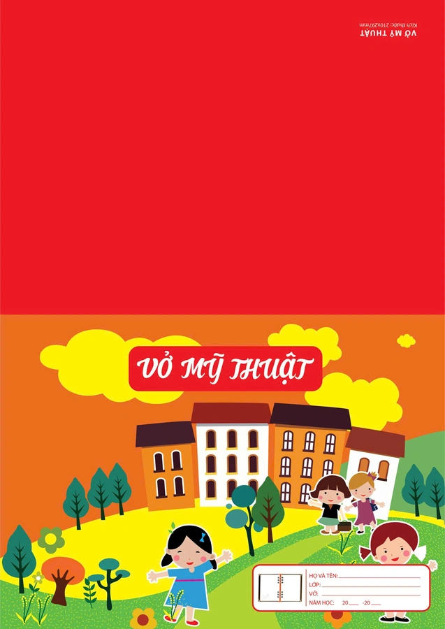 Vở Mỹ thuật Trường Tiểu học Vạn Phúc